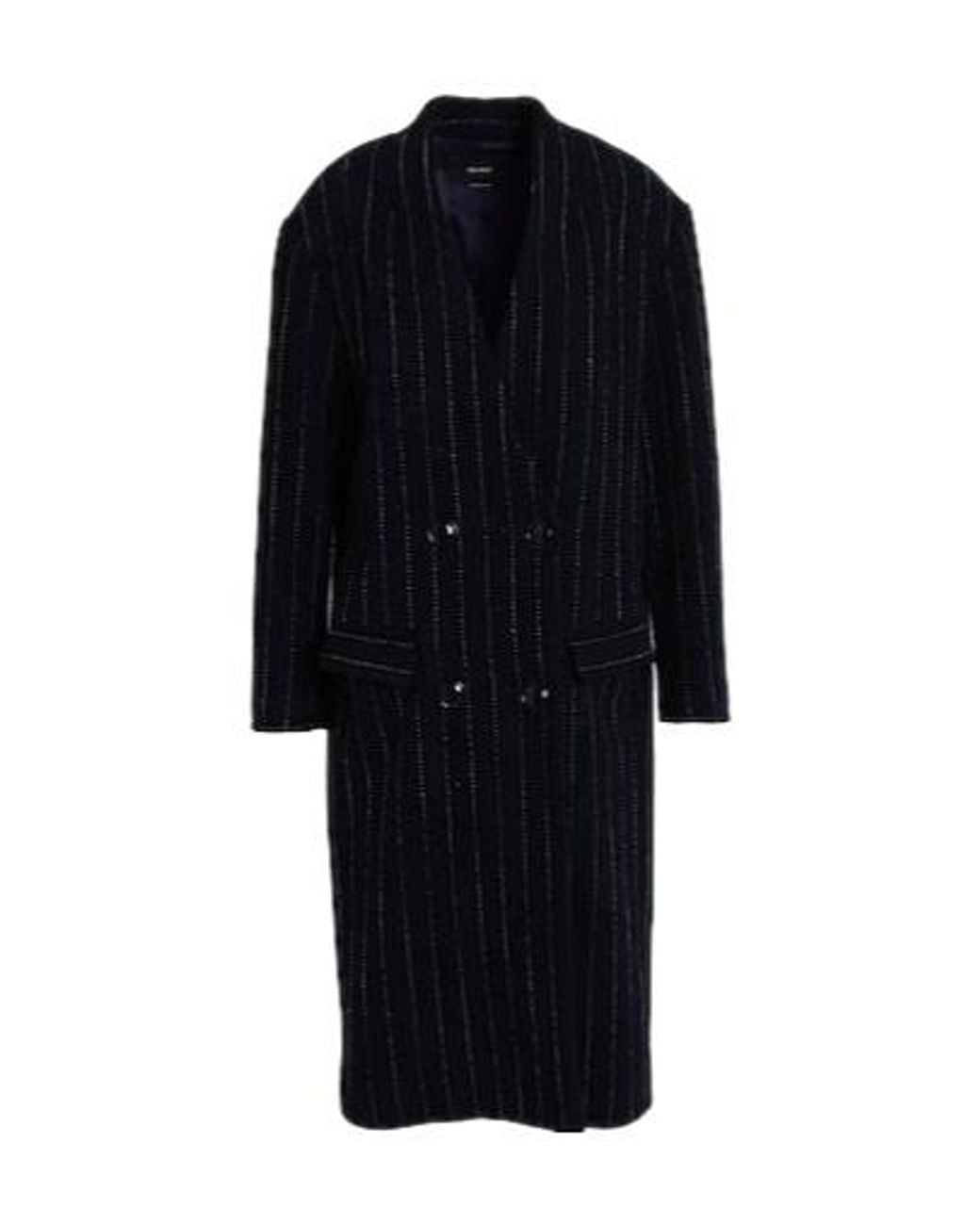 Isabel Marant Black Striped Double-Breasted Suit