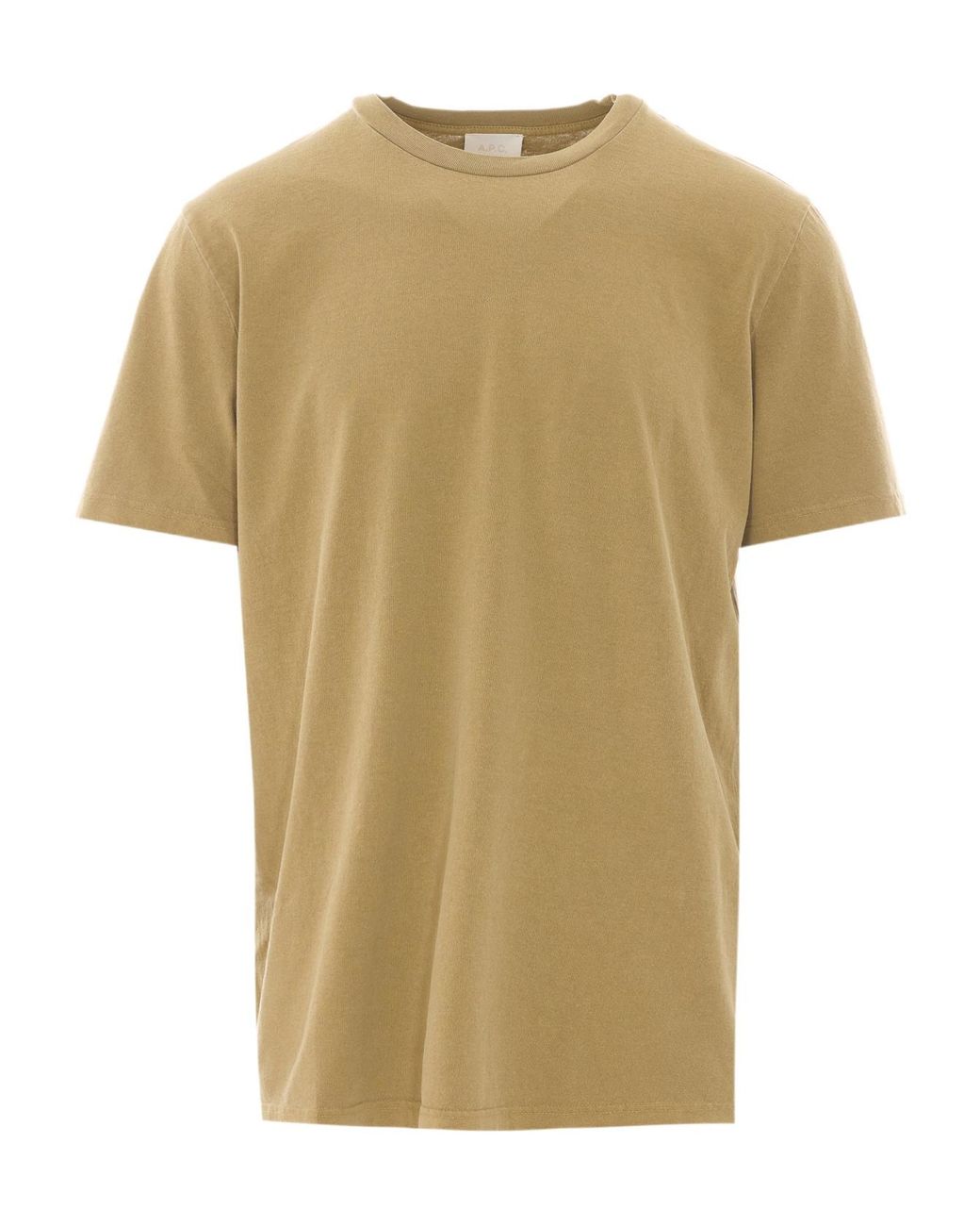 A.P.C. Natural Logo Print T-Shirt for men
