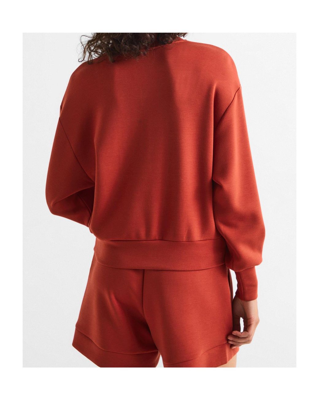 Varley Red Half-Zip Sweatshirt