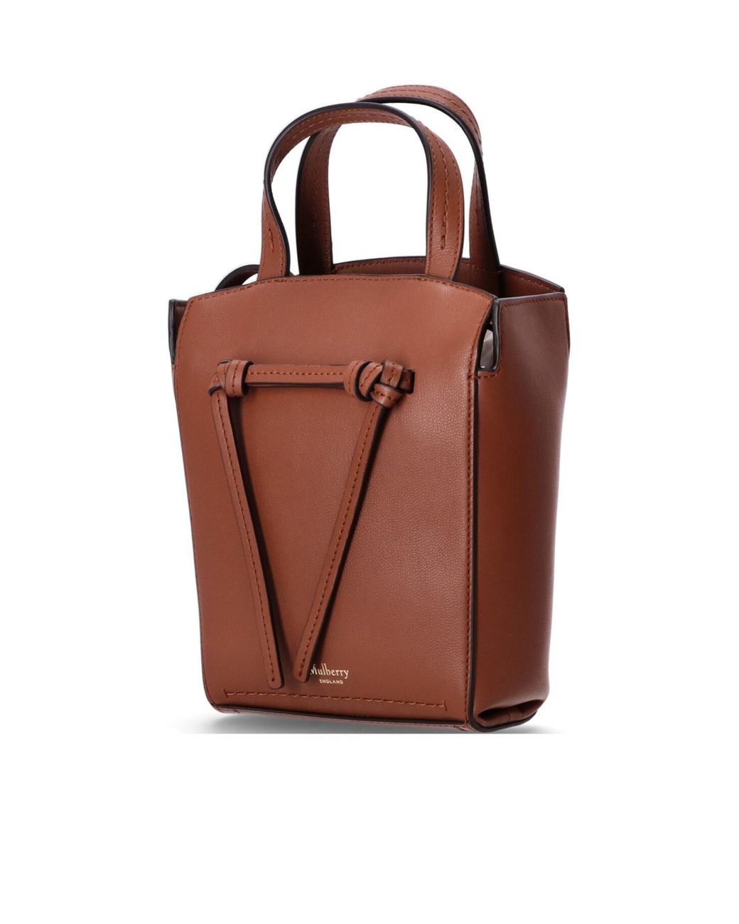 Mulberry Brown Clovelly Small Top Handle Bag