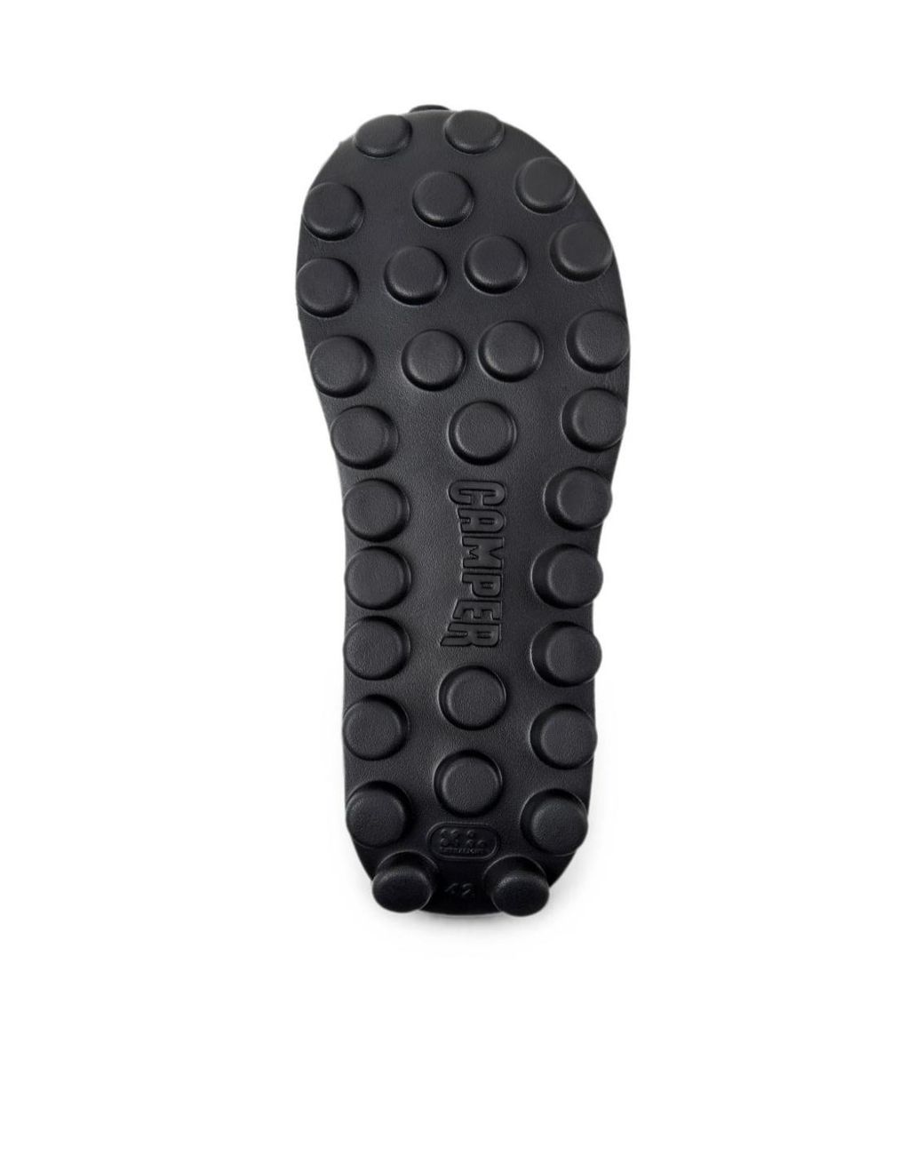 Camper Black Round Toe Lace-Up Sneakers for men