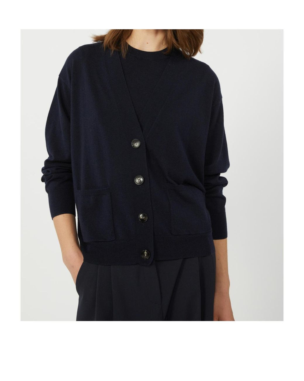 Weekend by Maxmara Blue Unito V-Neck Knitted Cardigan