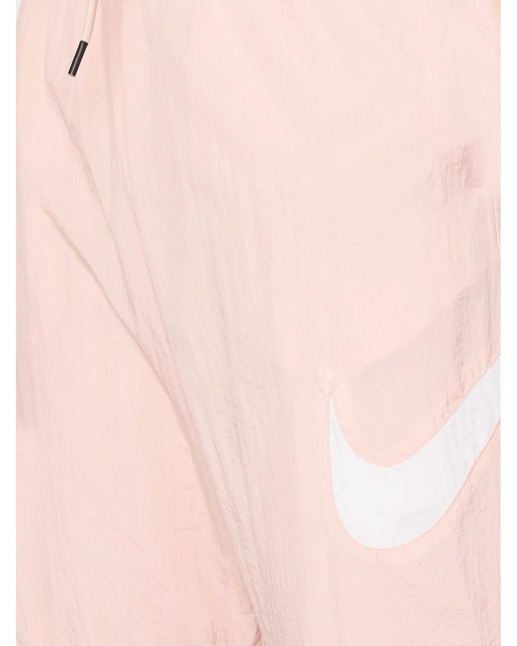 Nike Pink Swoosh Logo Track Pants