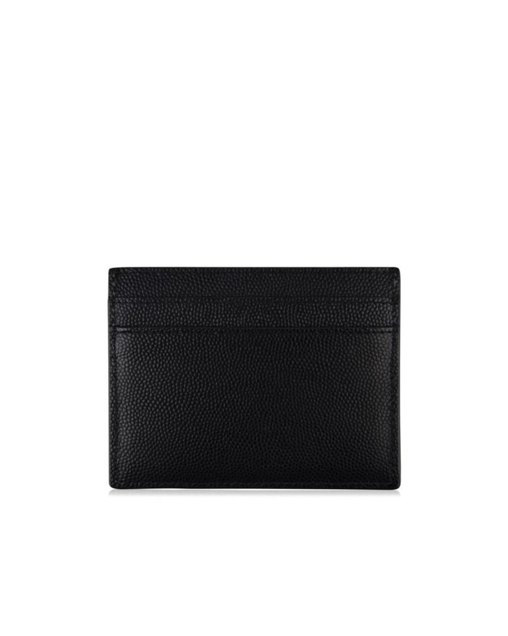 Saint Laurent Black Logo Card Holder for men