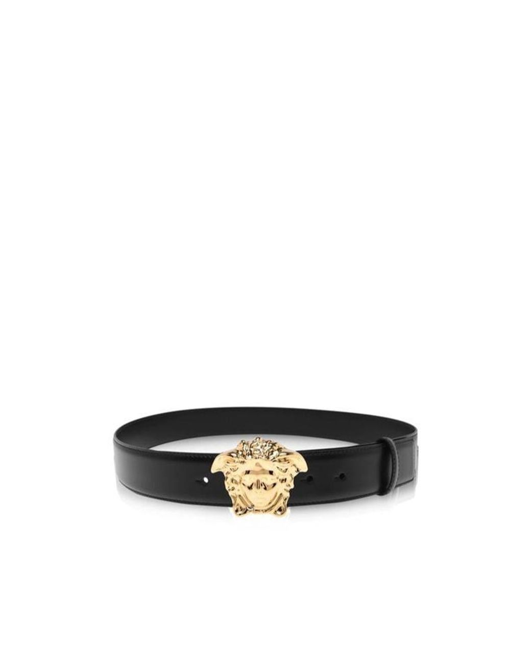 Versace Black Adjustable Waist Belt for men