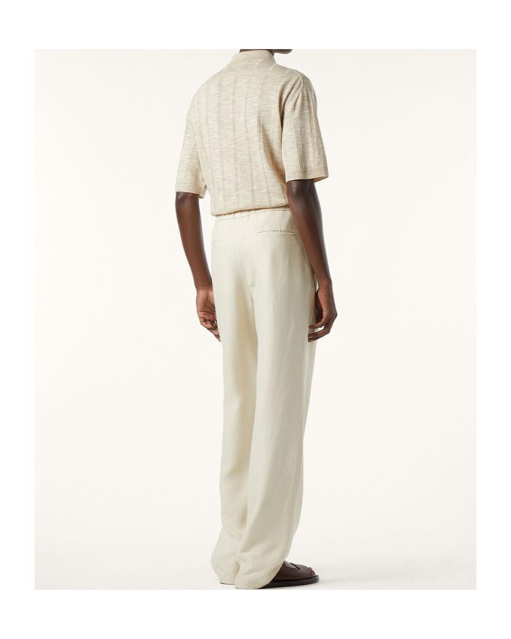Loro Piana White Mayreau Polo Shirt for men