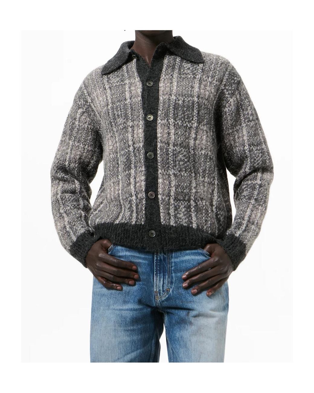 Our Legacy Black Evening Polo Top for men
