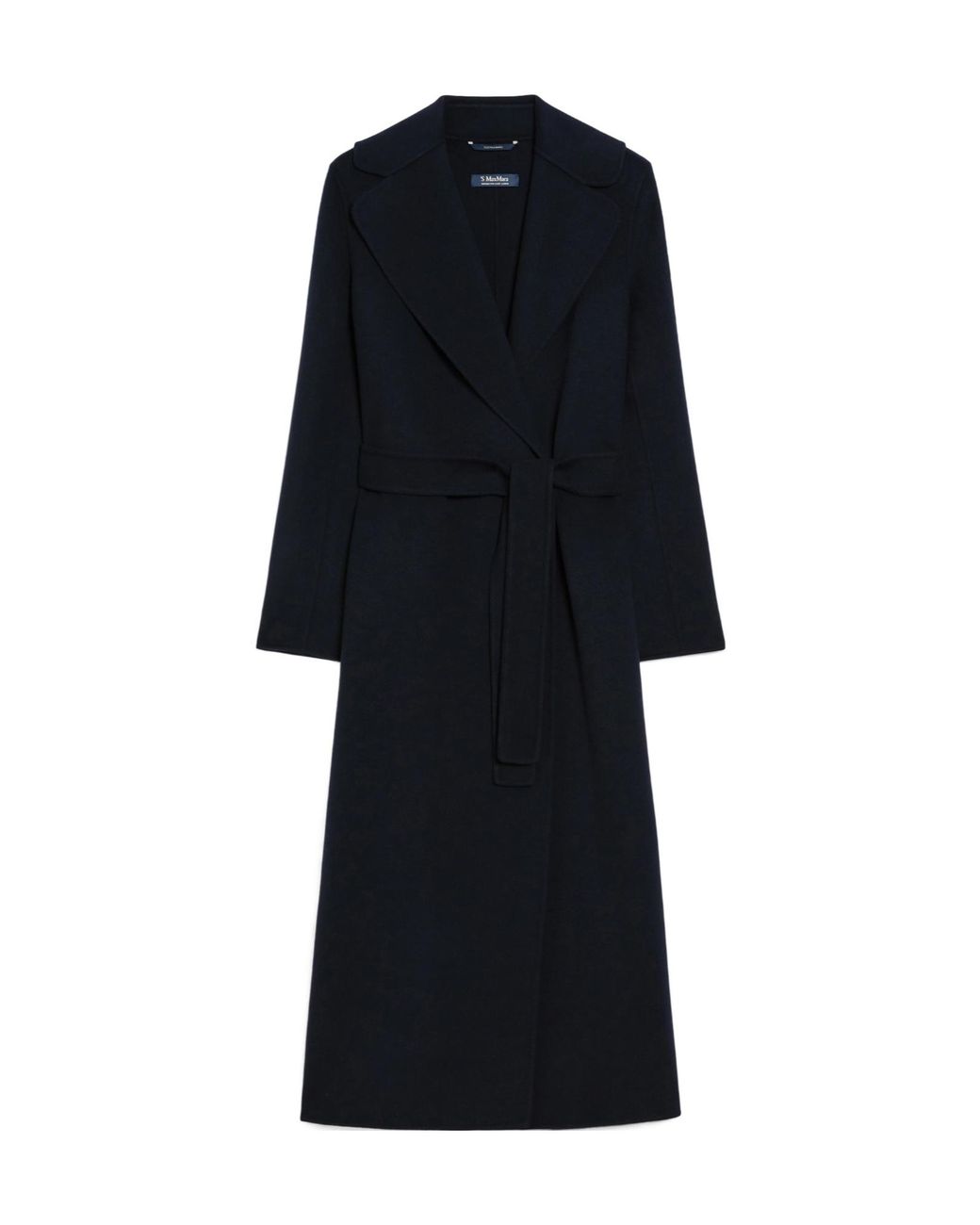 Max Mara Black 'S Poldo Belted Long Coat