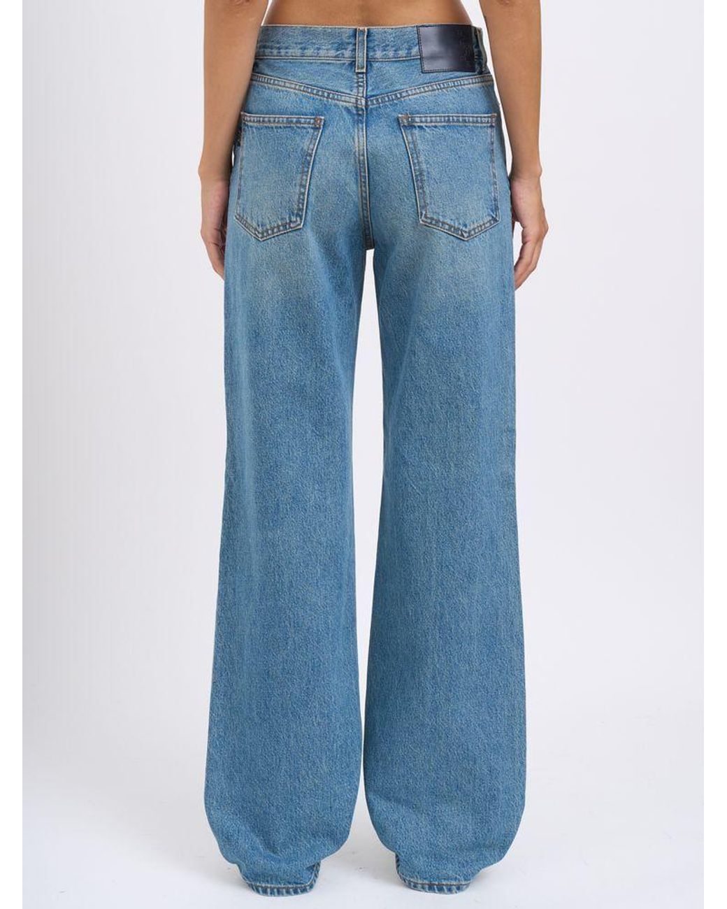 Haikure Blue Logo Jeans