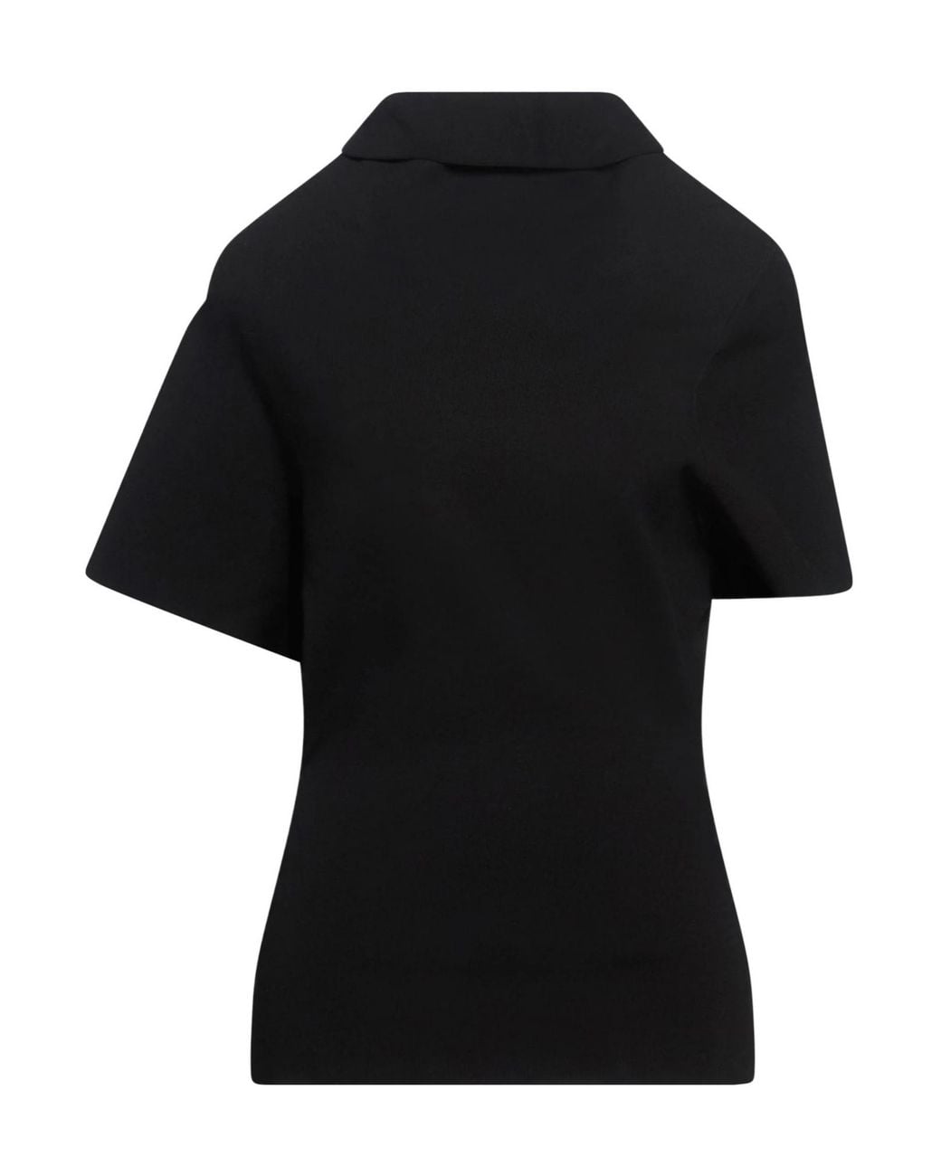 Rick Owens Black Solid-Color Crew Neck Short-Sleeve T-Shirt