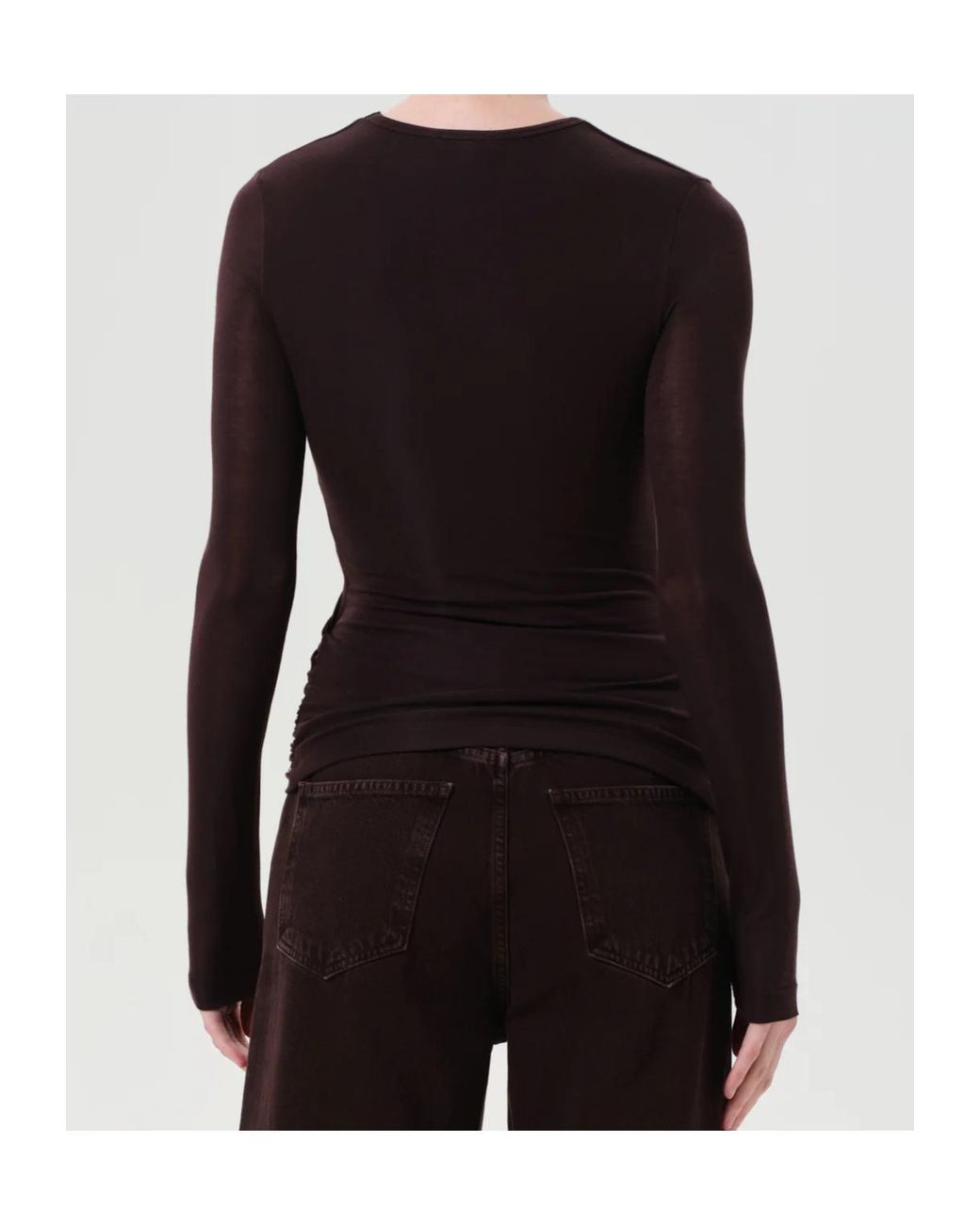 Agolde Black Eve Twist Tee