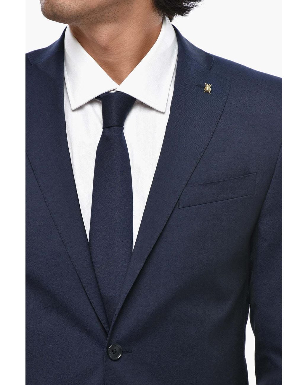 Corneliani Blue Cc Collection Two-Button Suit for men