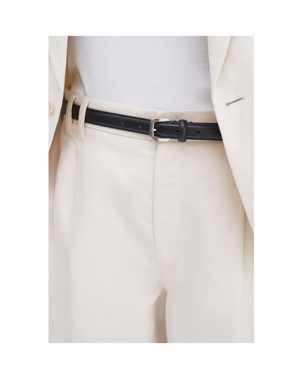 Filippa K White Pleated Shorts