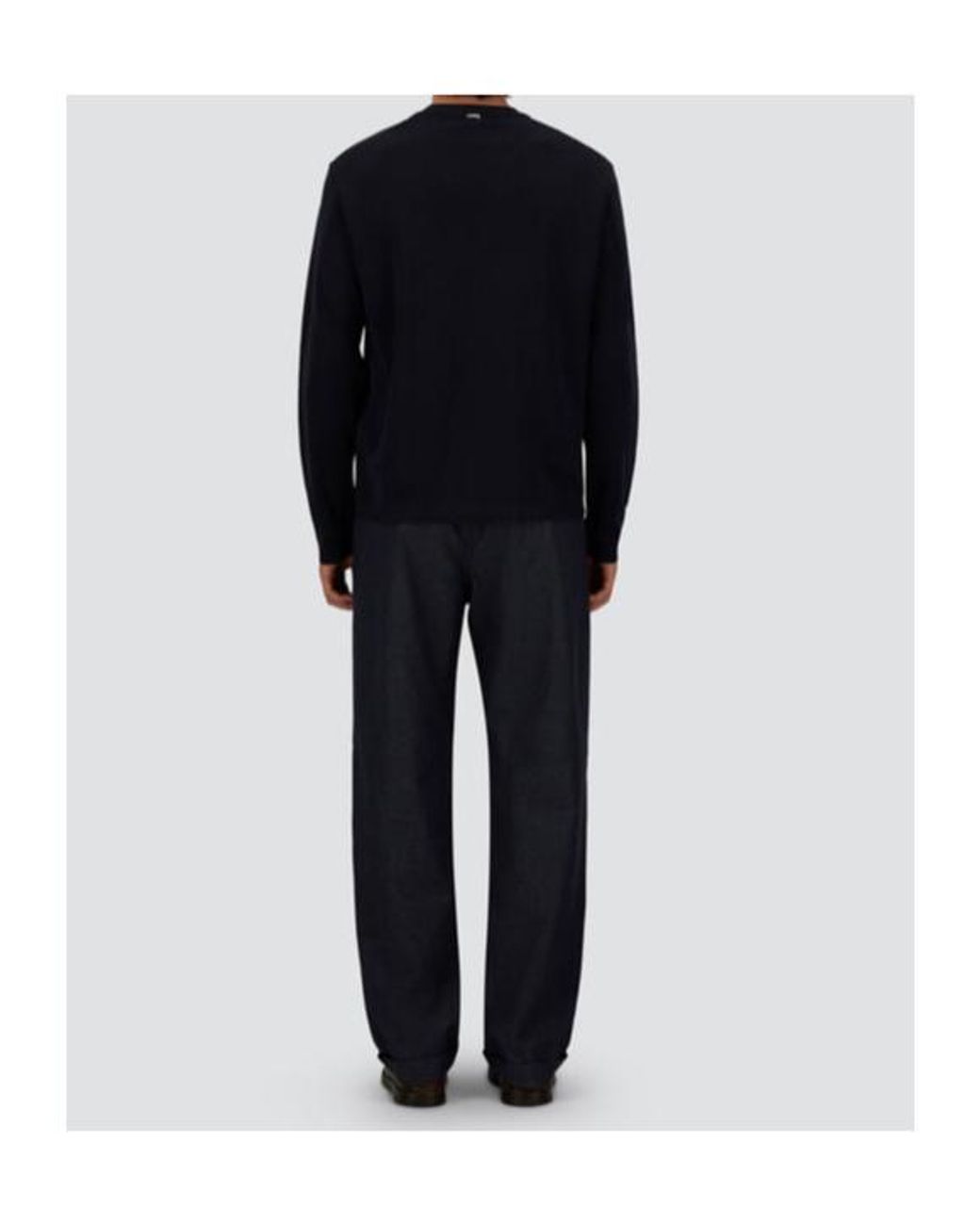 Herno Blue Long-Sleeve T-Shirt for men