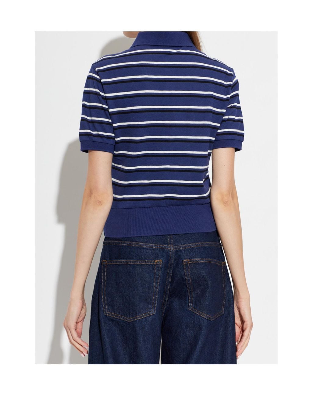 A.P.C. Blue Short-Sleeved Polo Shirt