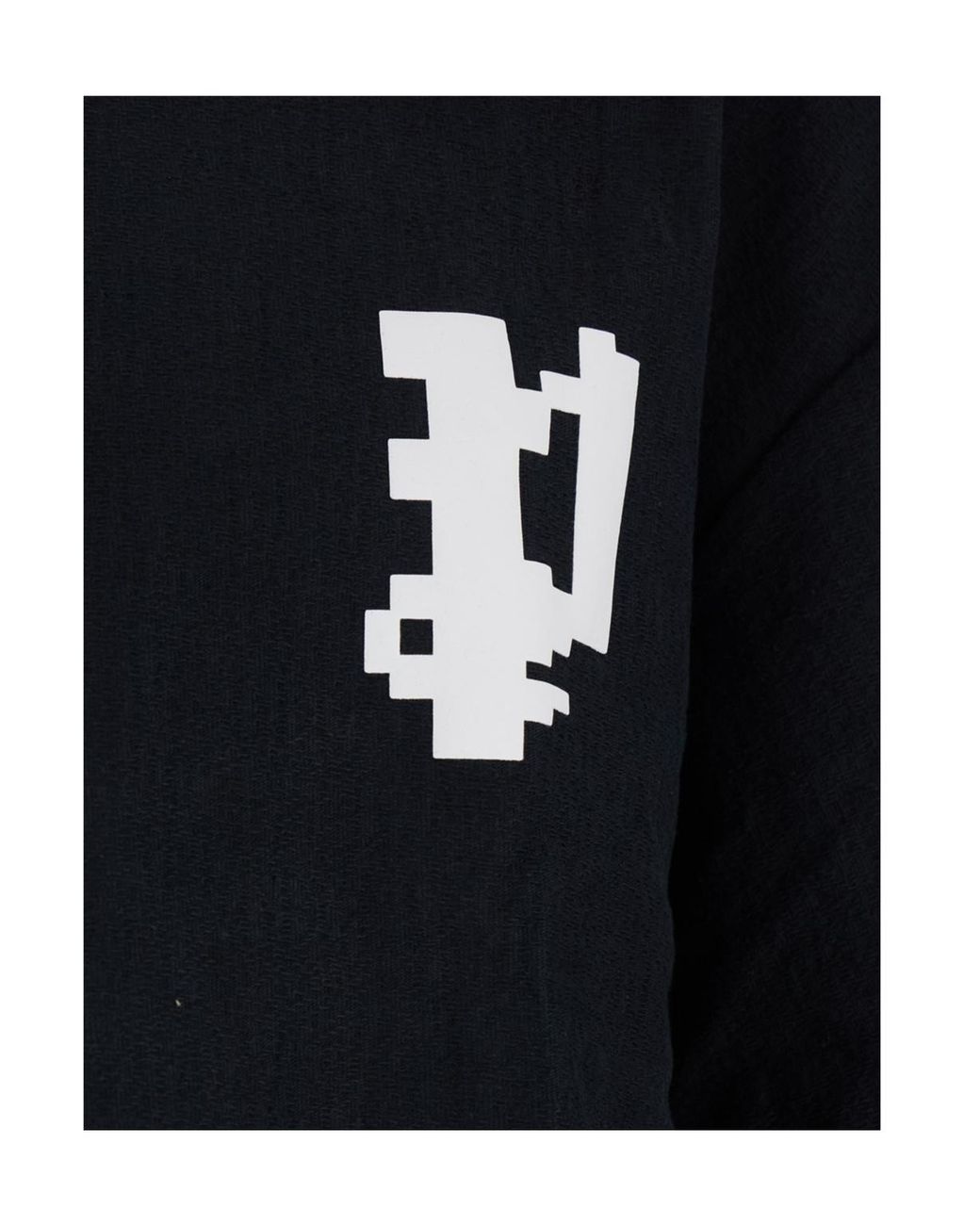 Purple Brand Black Oversized Logo T-Shirt for men