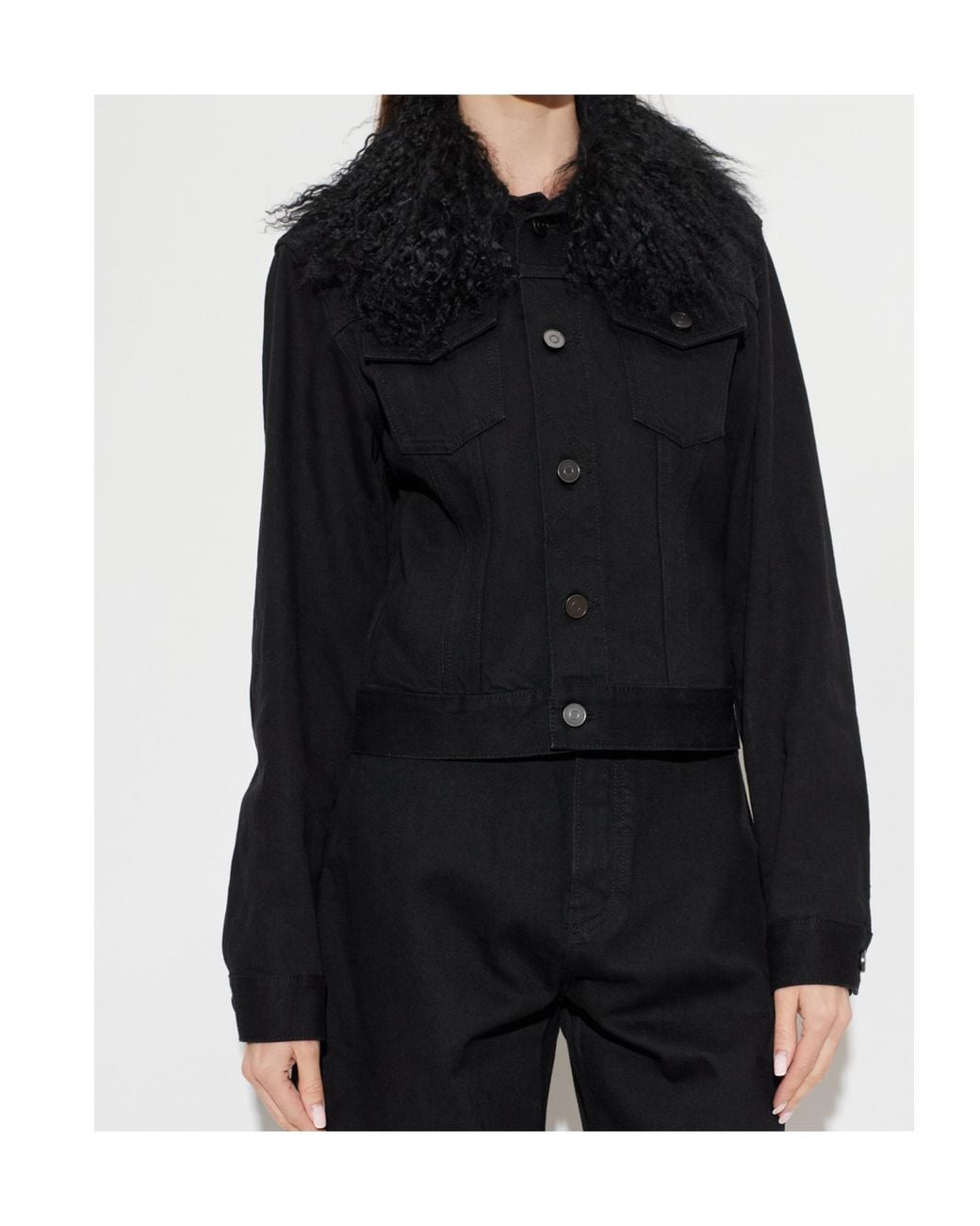Alaïa Black Alaïa Denim Jacket