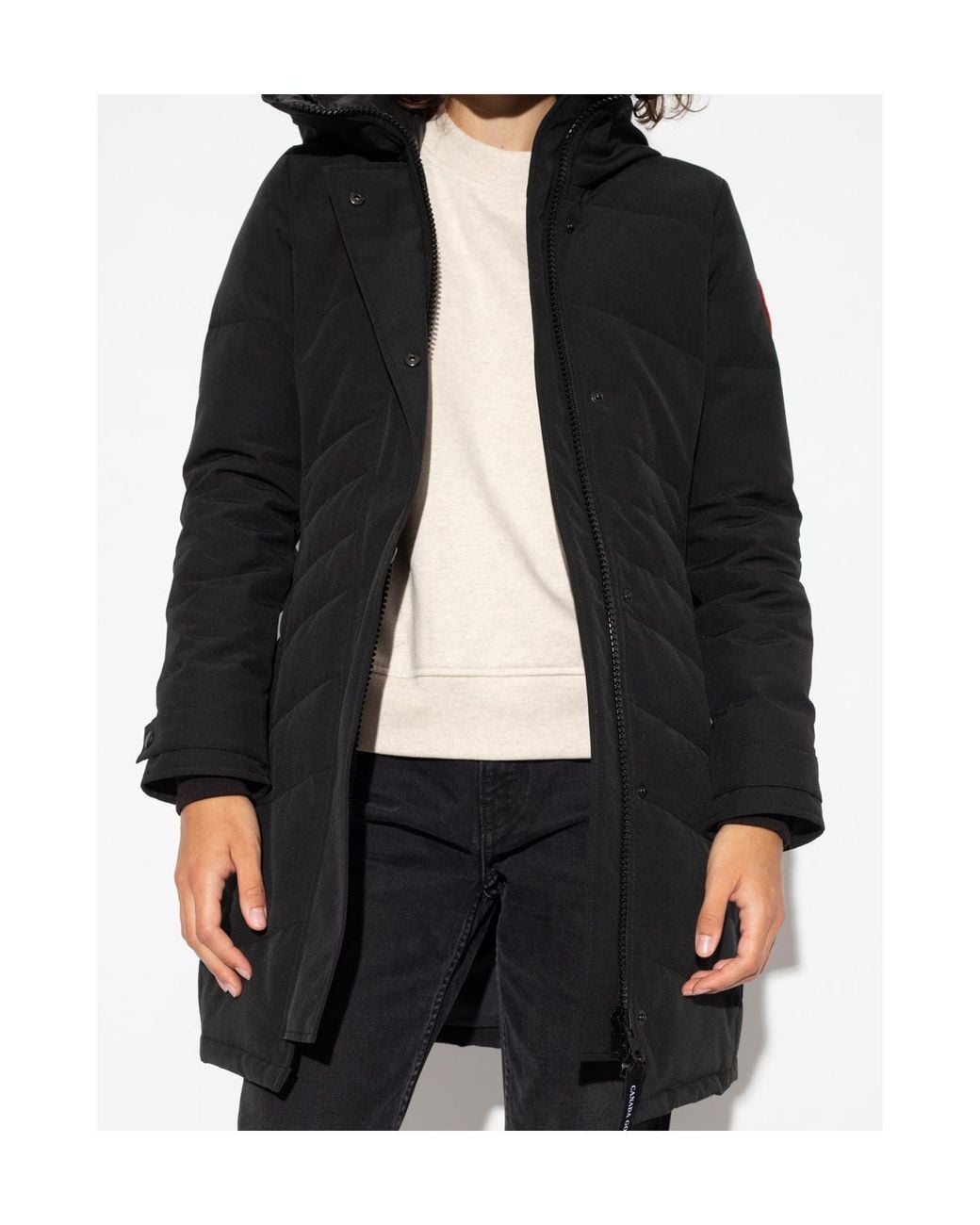 Canada Goose Black Hooded Padded Parka