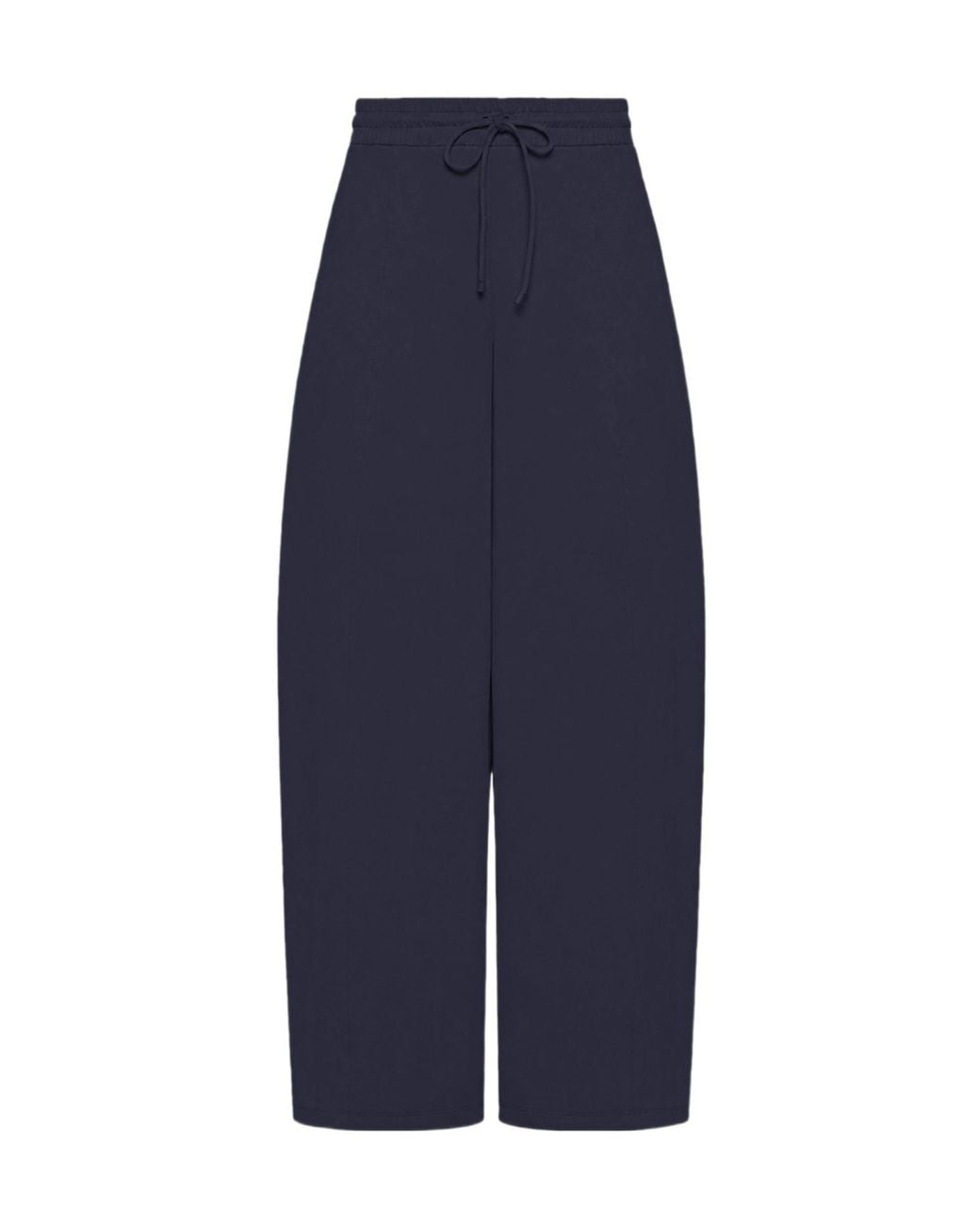 Max Mara Blue Barrel Leg Pants