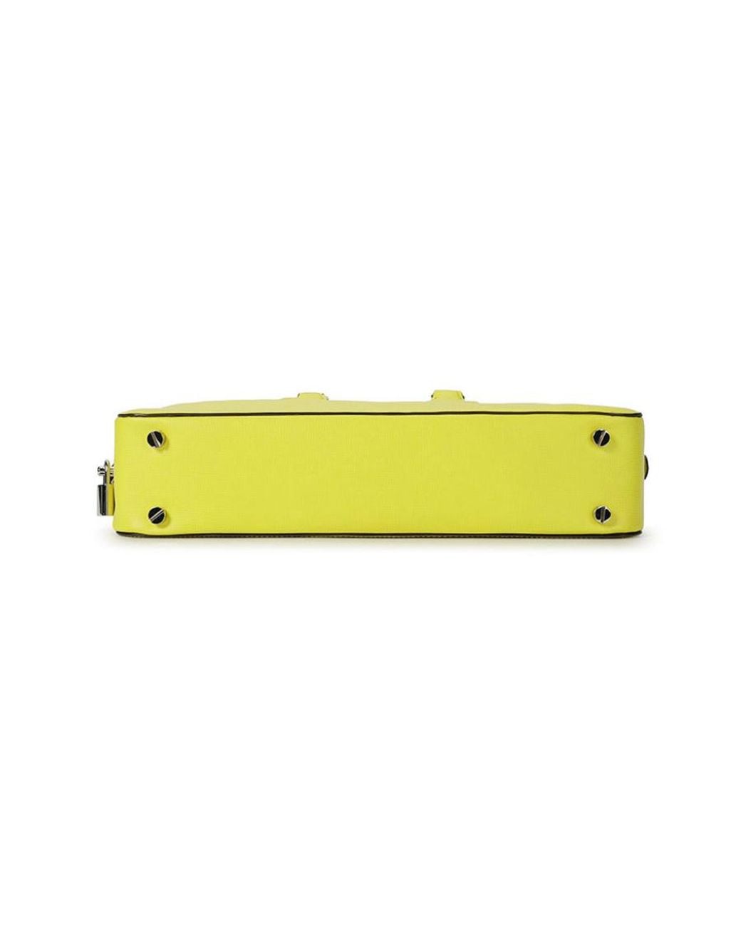 Bally Yellow Logo-Detail Top Handle Bag