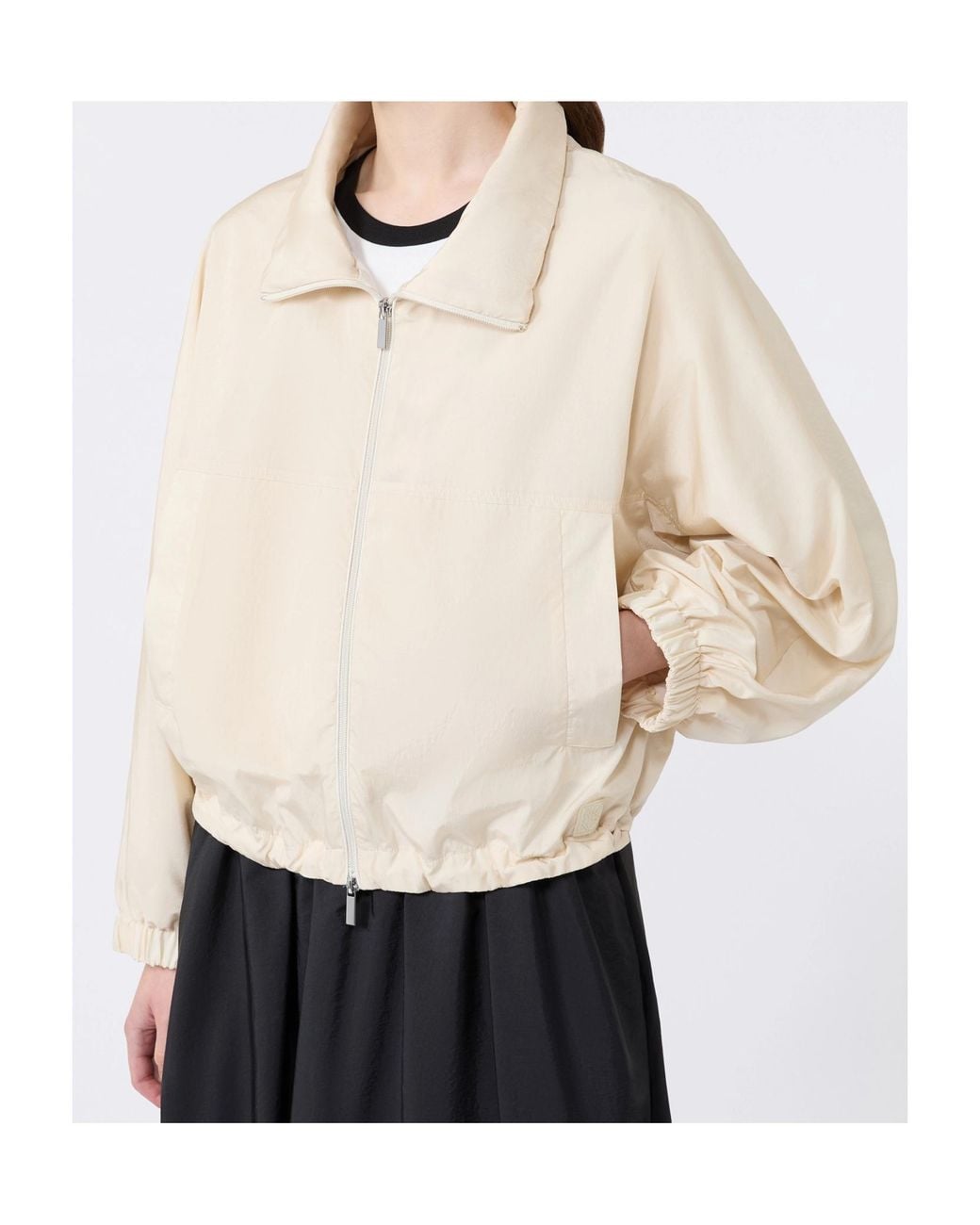 Weekend by Maxmara Natural Water-Repellent Canvas Windbreaker