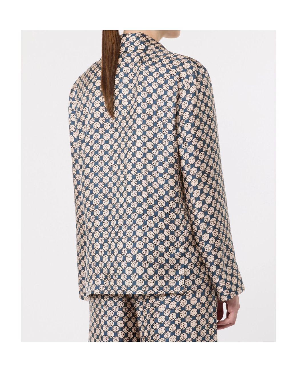 Max Mara Gray 'S Stmcora Printed Pyjama-Style Shirt