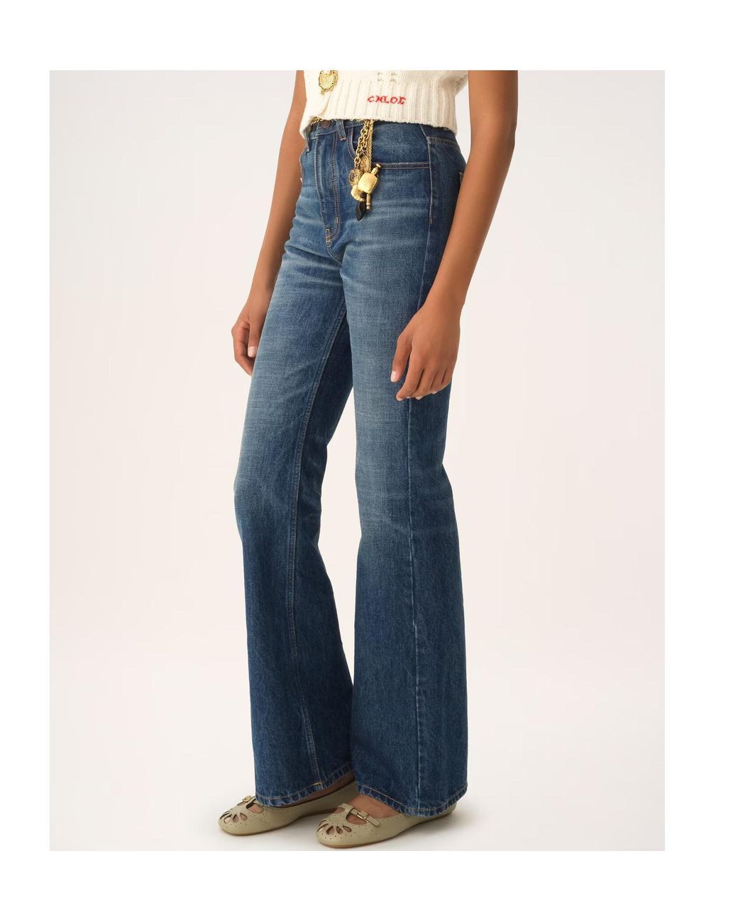 Chloé Blue Chloé Flared Jeans