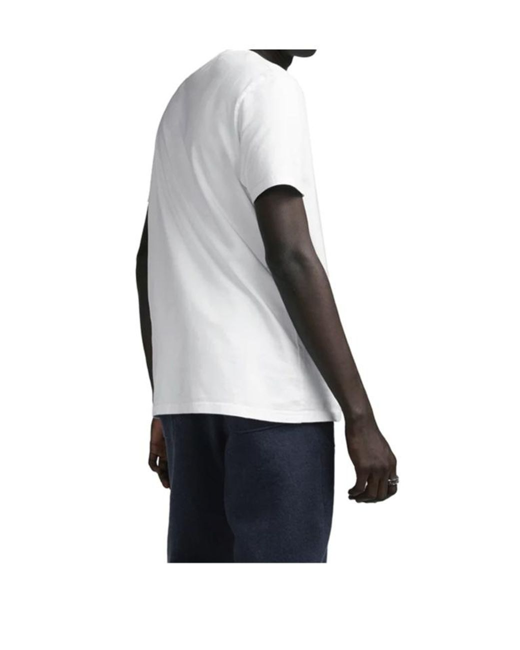 Dior White Logo Short-Sleeved T-Shirt for men