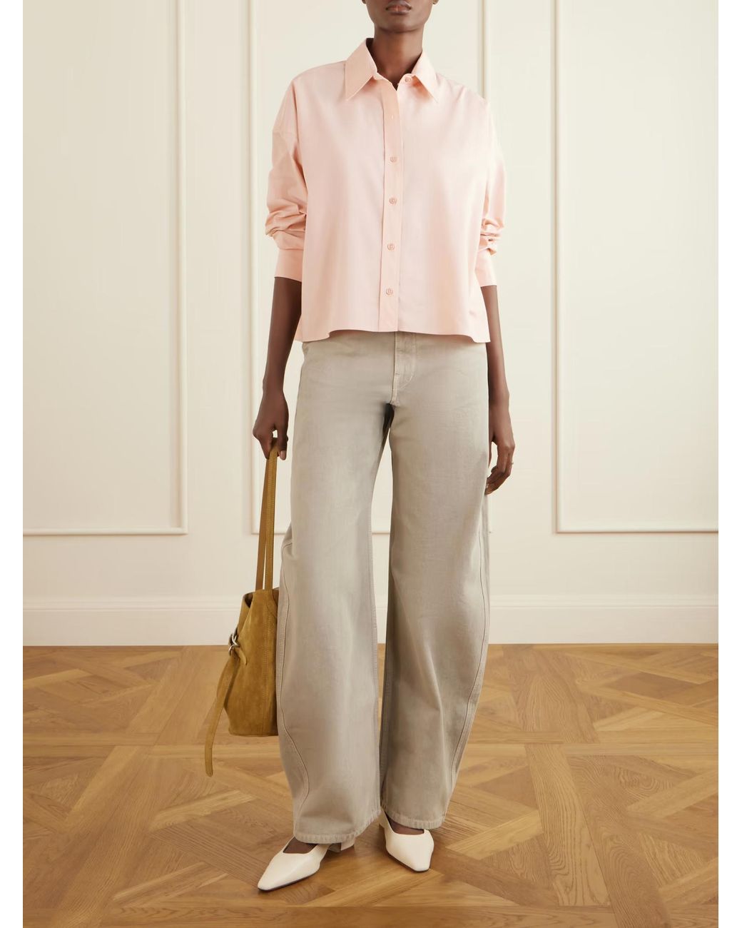 Frankie Shop Pink Arlen Shirt