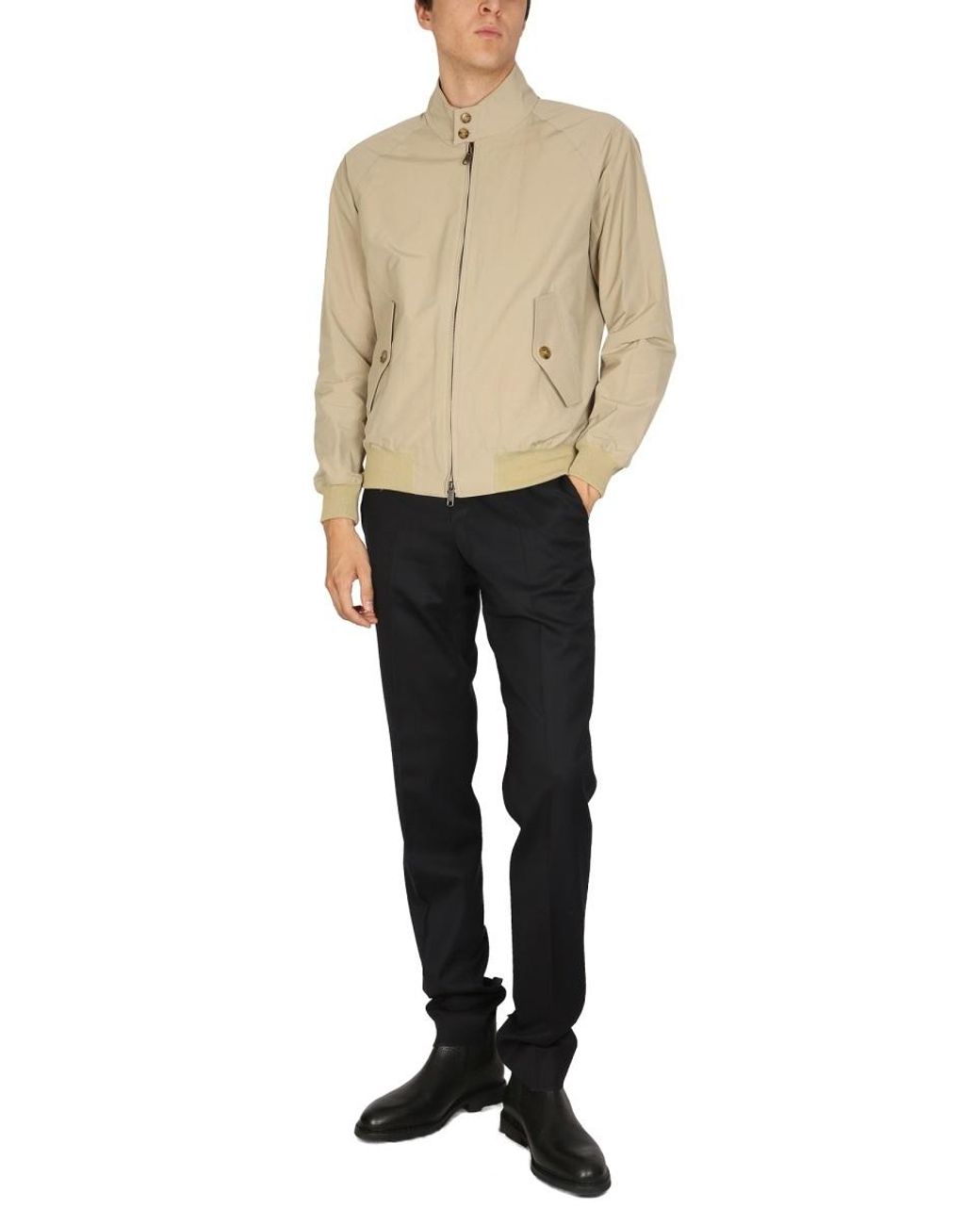 Baracuta Green G 9 Harrington Zip-Up Bomber Jacket for men
