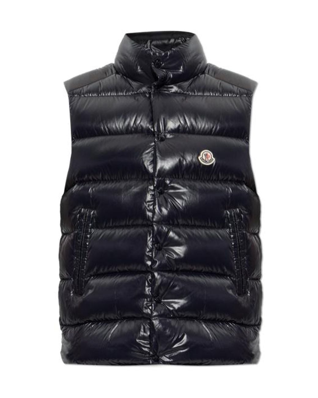 Moncler Blue Tibb Quilted Down Vest for men
