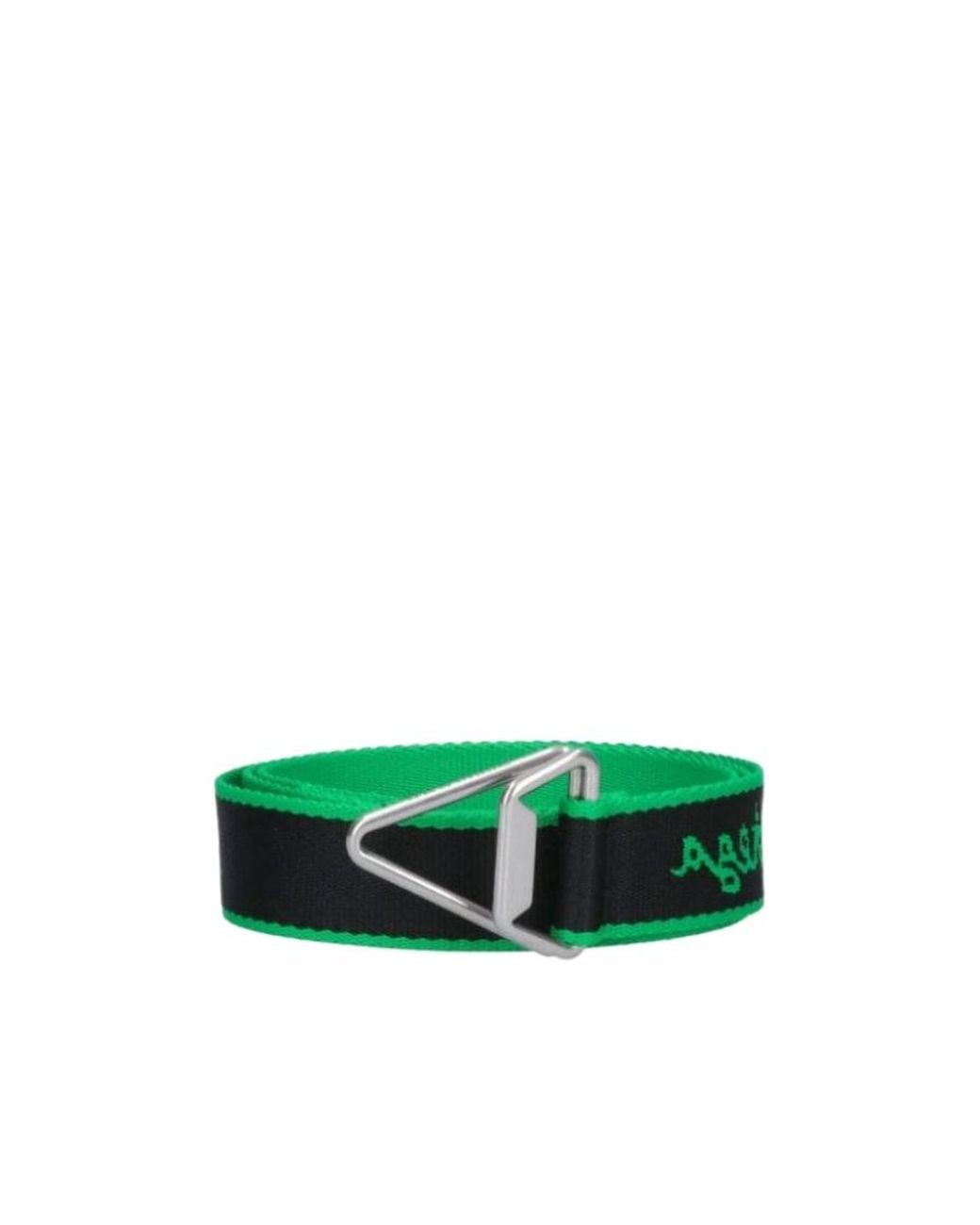 Bottega Veneta Green Triangle Buckle Belt for men