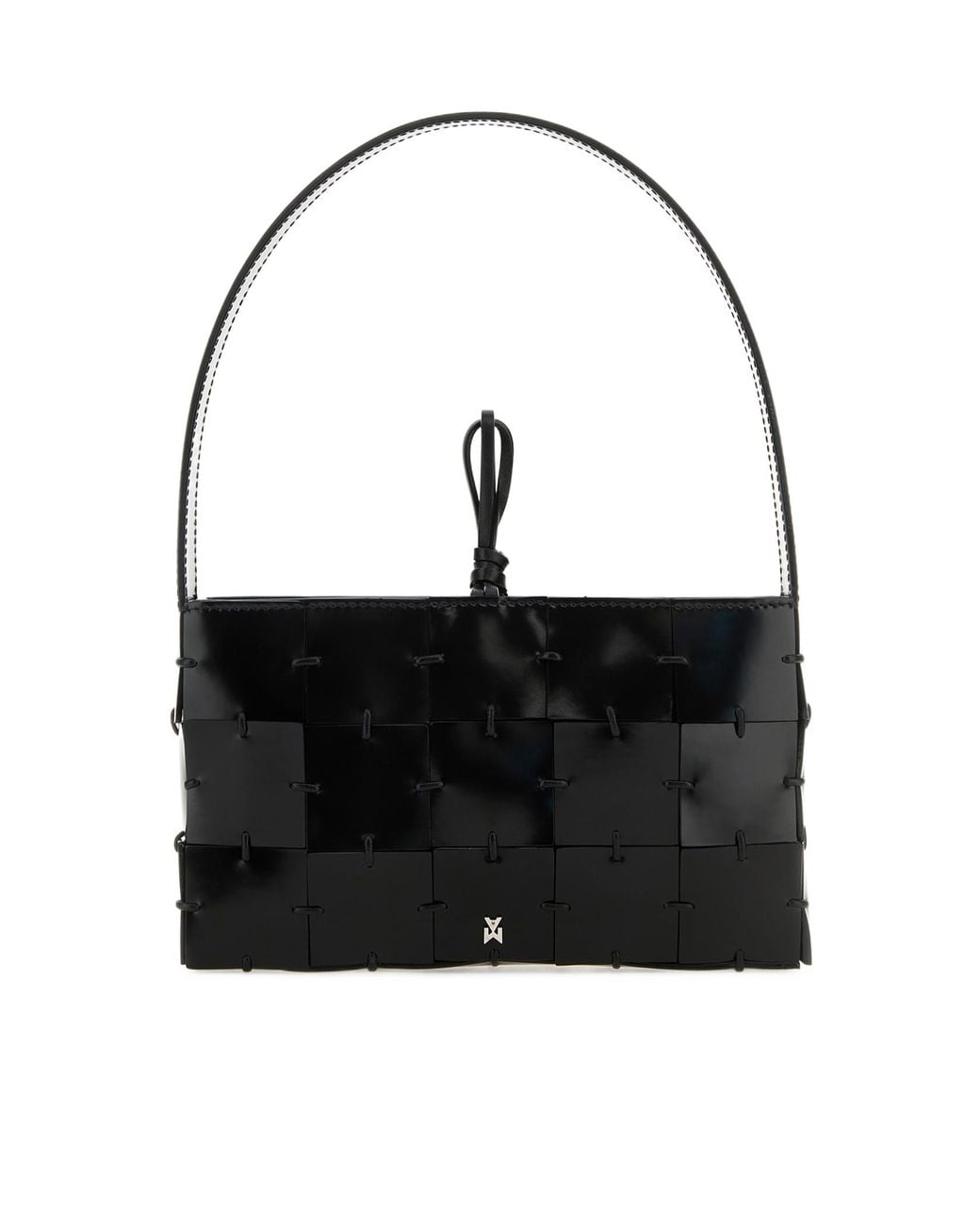 AMINA MUADDI Black Top Handle Handbag