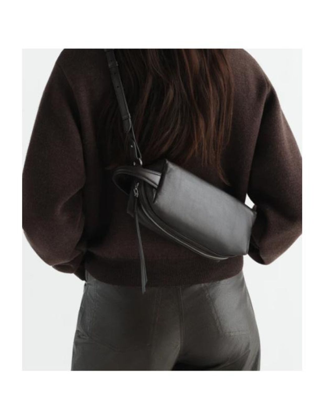 Lemaire Black Small Zip-Up Care Bag