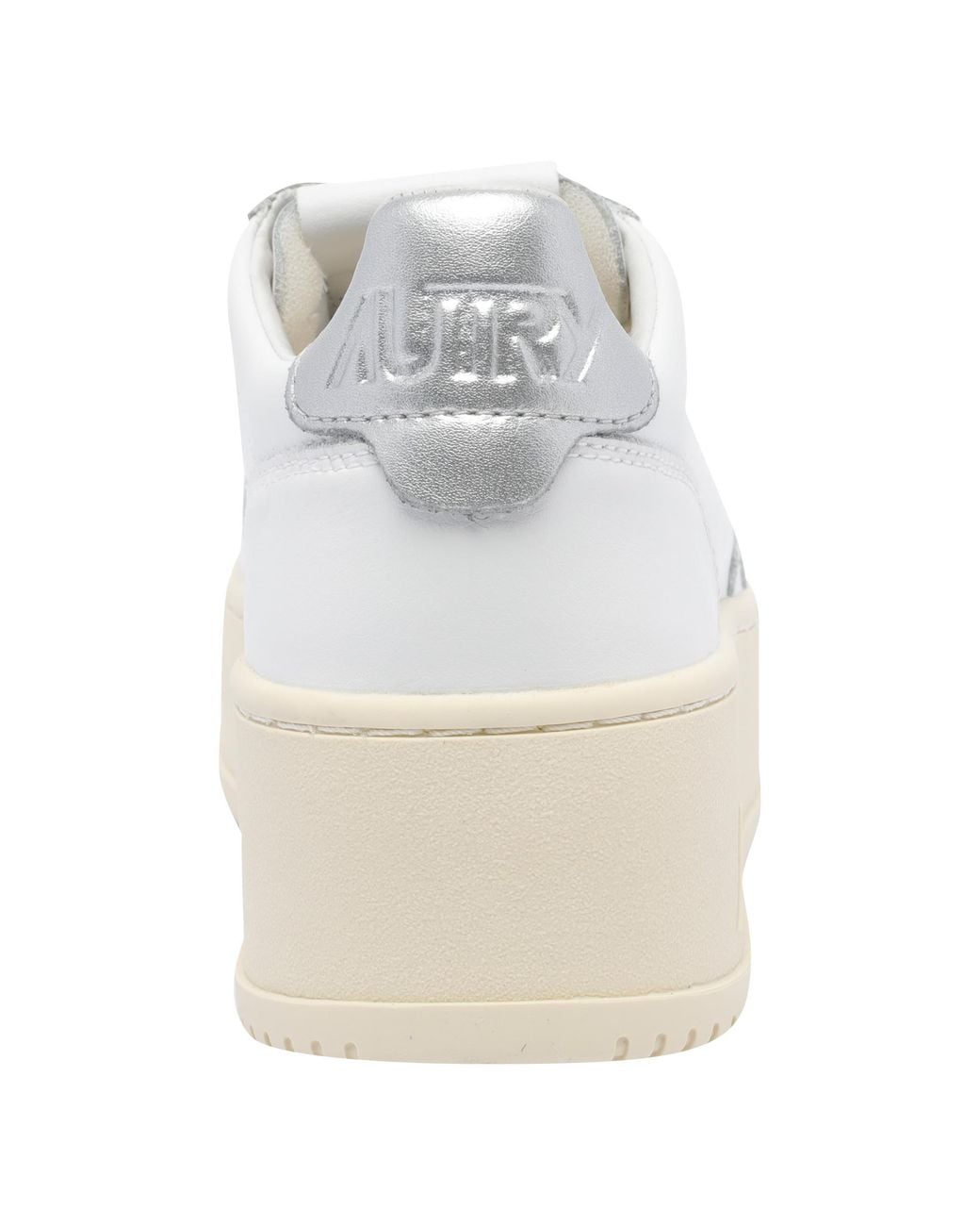 Autry White Platform Low-Top Sneakers