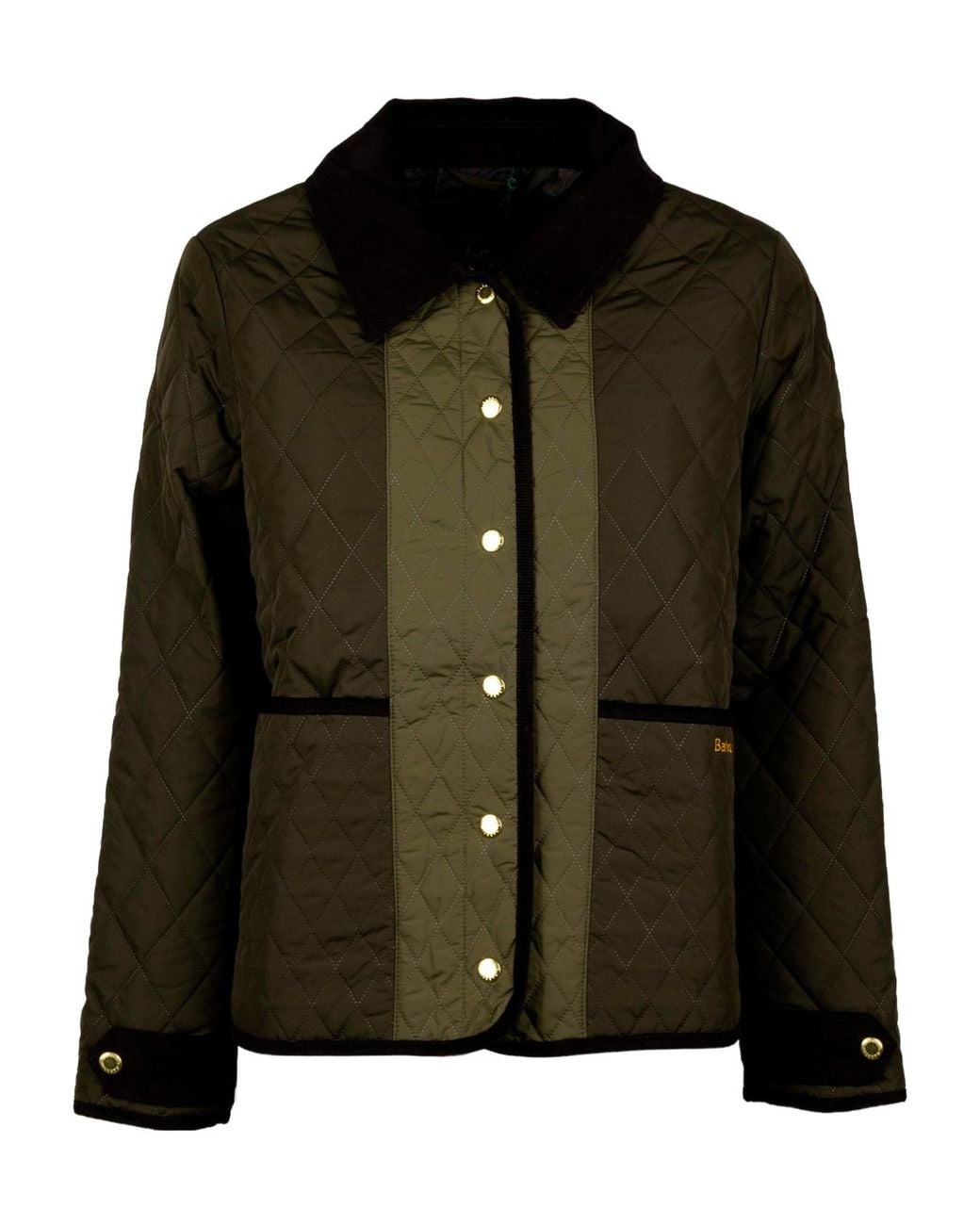 Barbour Green Long-Sleeve Casual Jacket