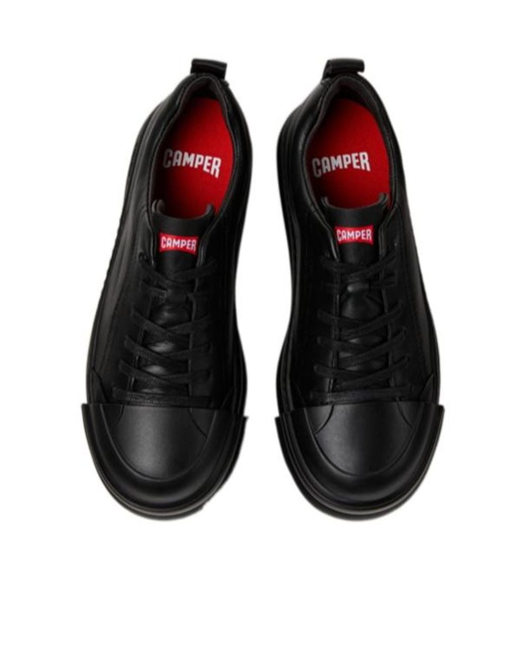 Camper Black Junction Runner Lace-Up Low-Top Sneakers