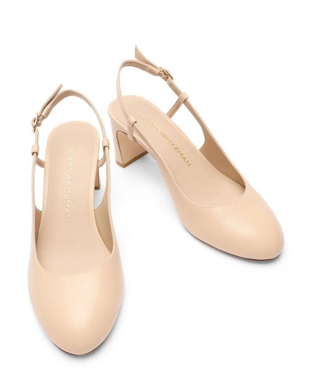Stuart Weitzman Natural Babette Slingback 60
