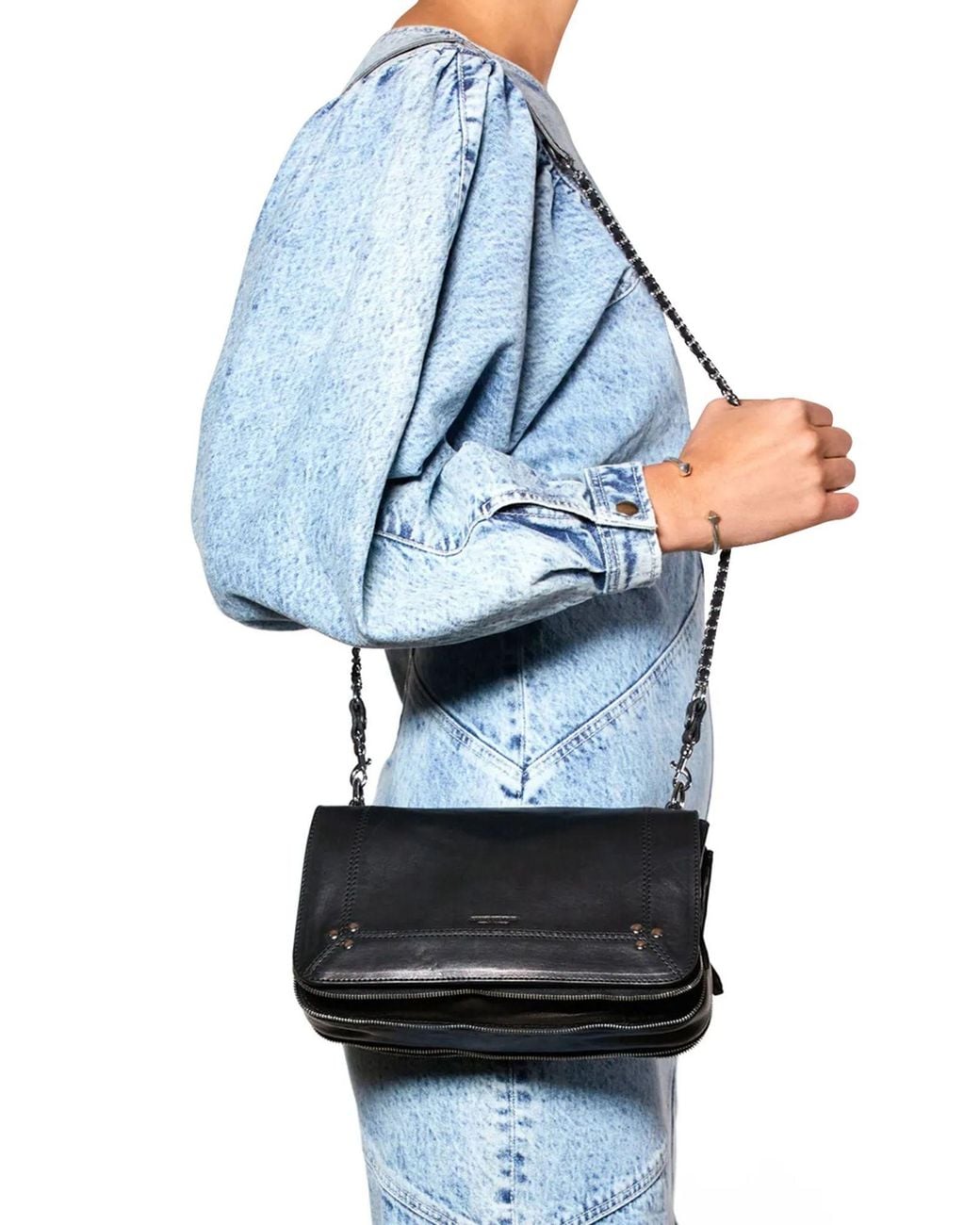 Jérôme Dreyfuss Black Bobi Crossbody Bag