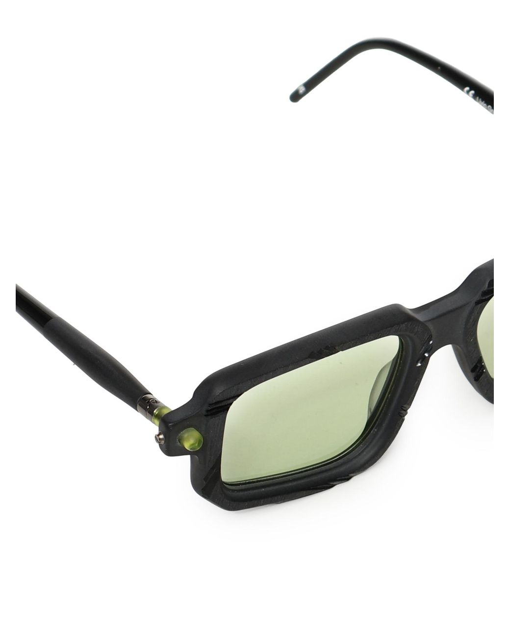 Kuboraum Multicolor Rectangular Acetate Sunglasses for men