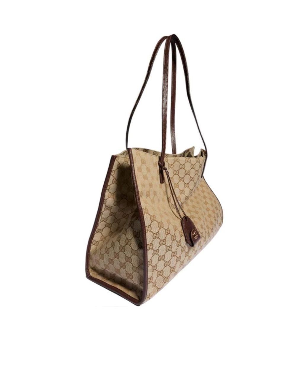 Gucci Natural Londra Monogrammed Large Tote Bag