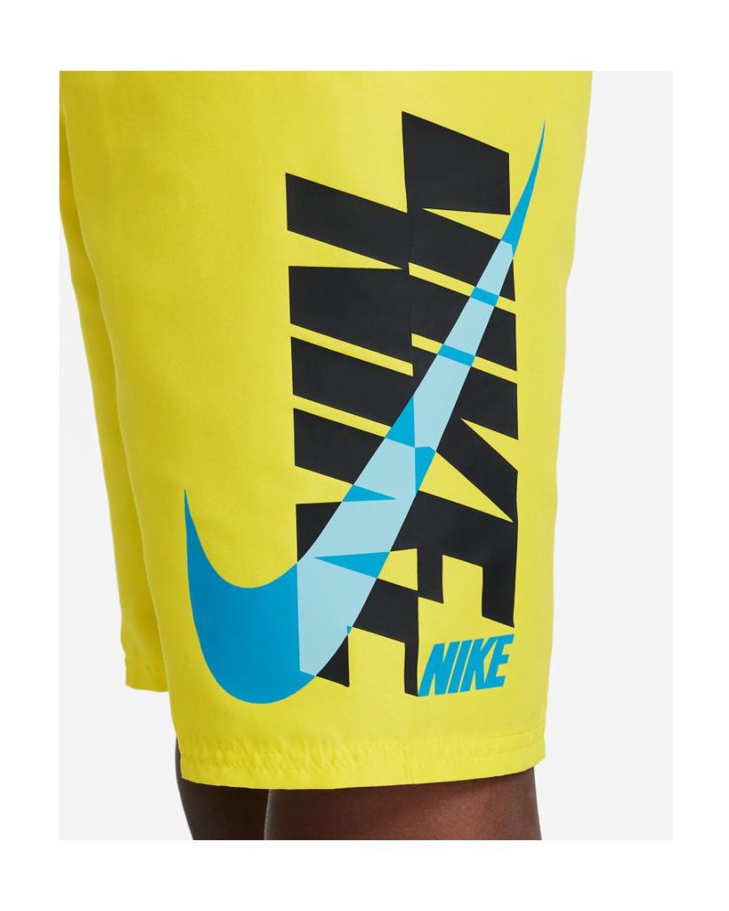 Nike Yellow Logo Shorts