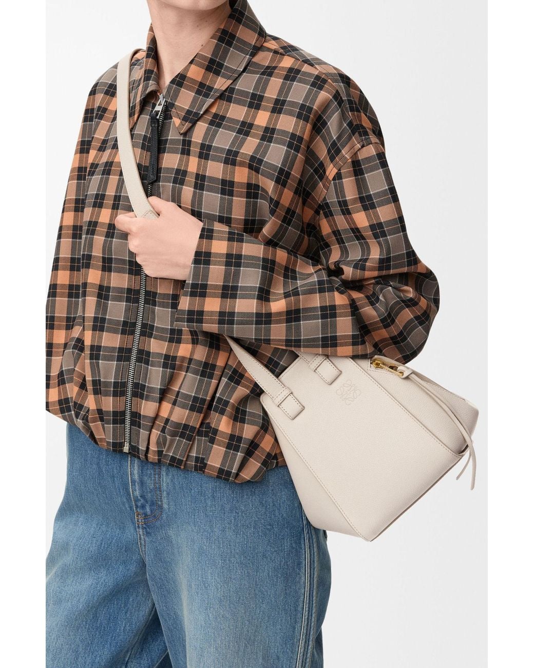 Loewe Natural Compact Hammock Bag