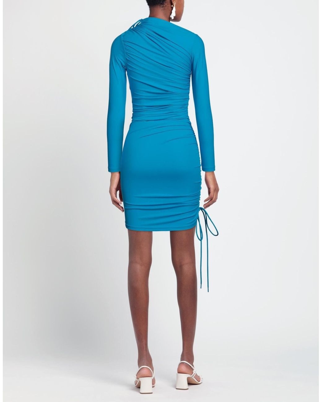 Balenciaga Blue Slim-Fit Dress