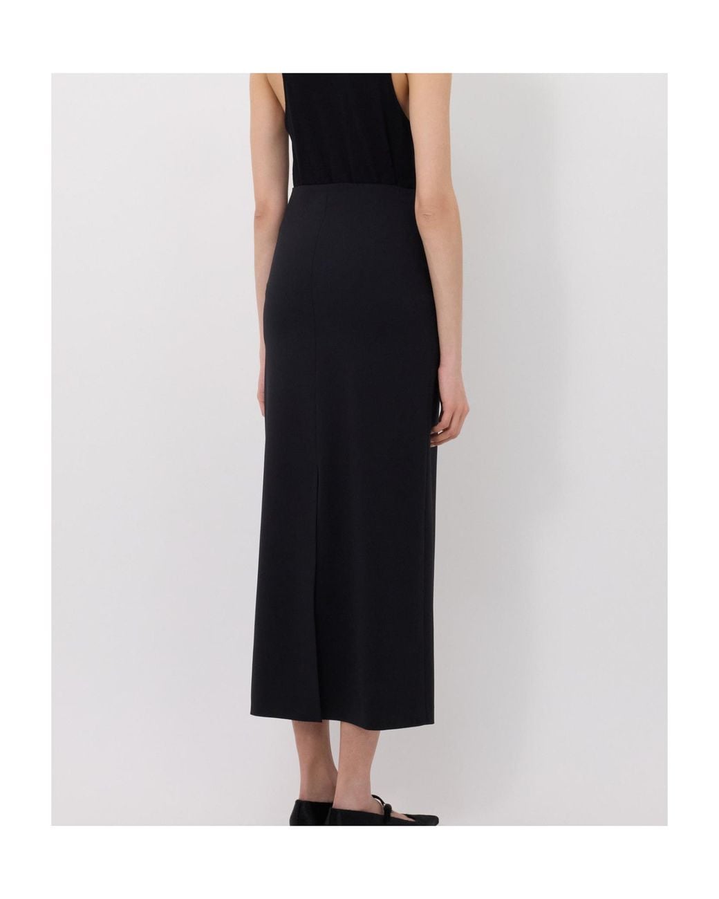Loulou de Saison Black Samos Flared Skirt