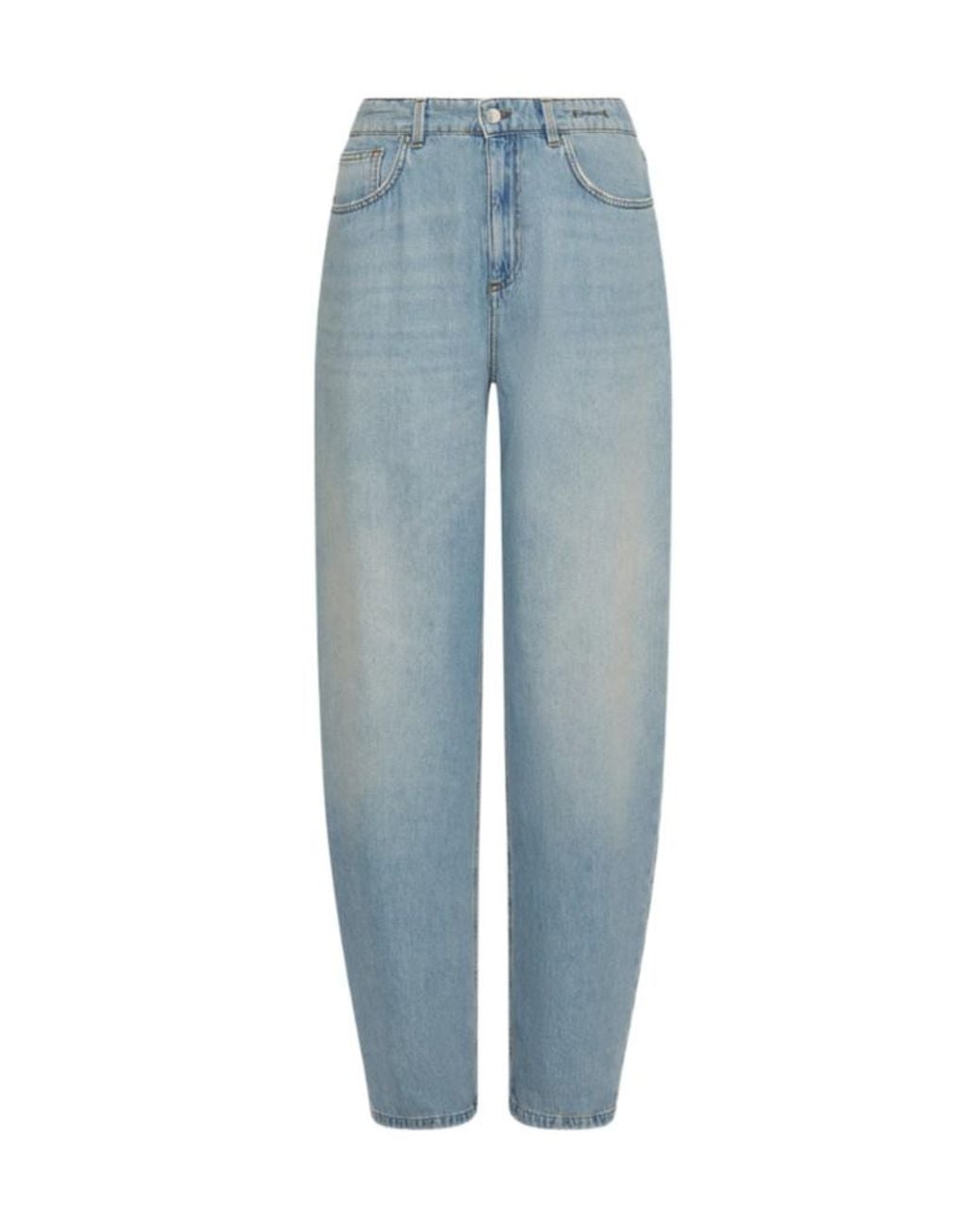 Marella Blue Denim Barrel-Leg Jeans