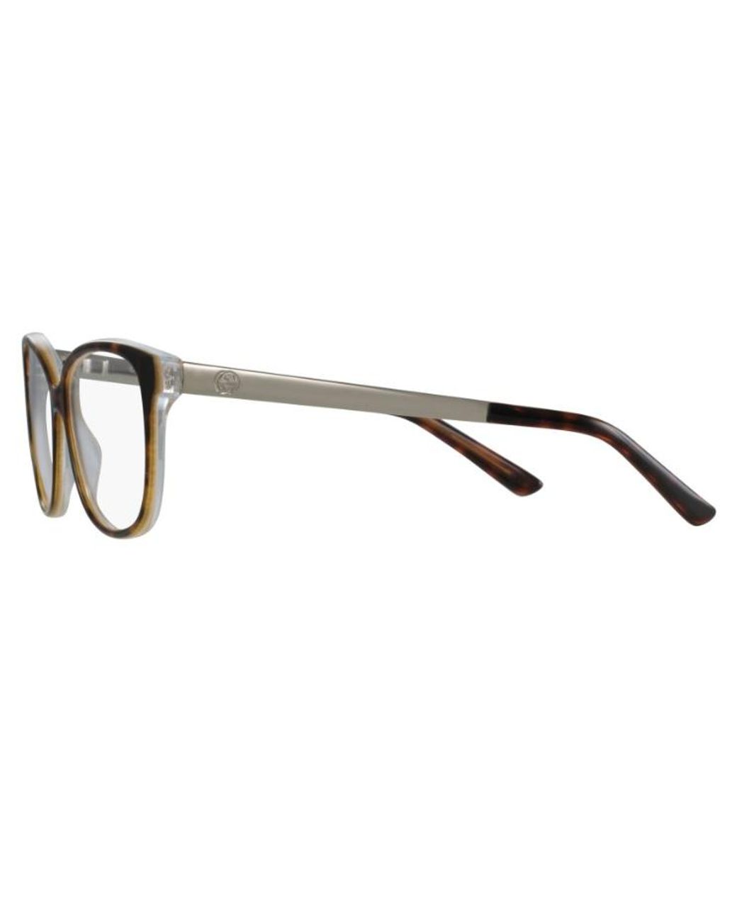 Gucci White Logo Details Flat Mirror