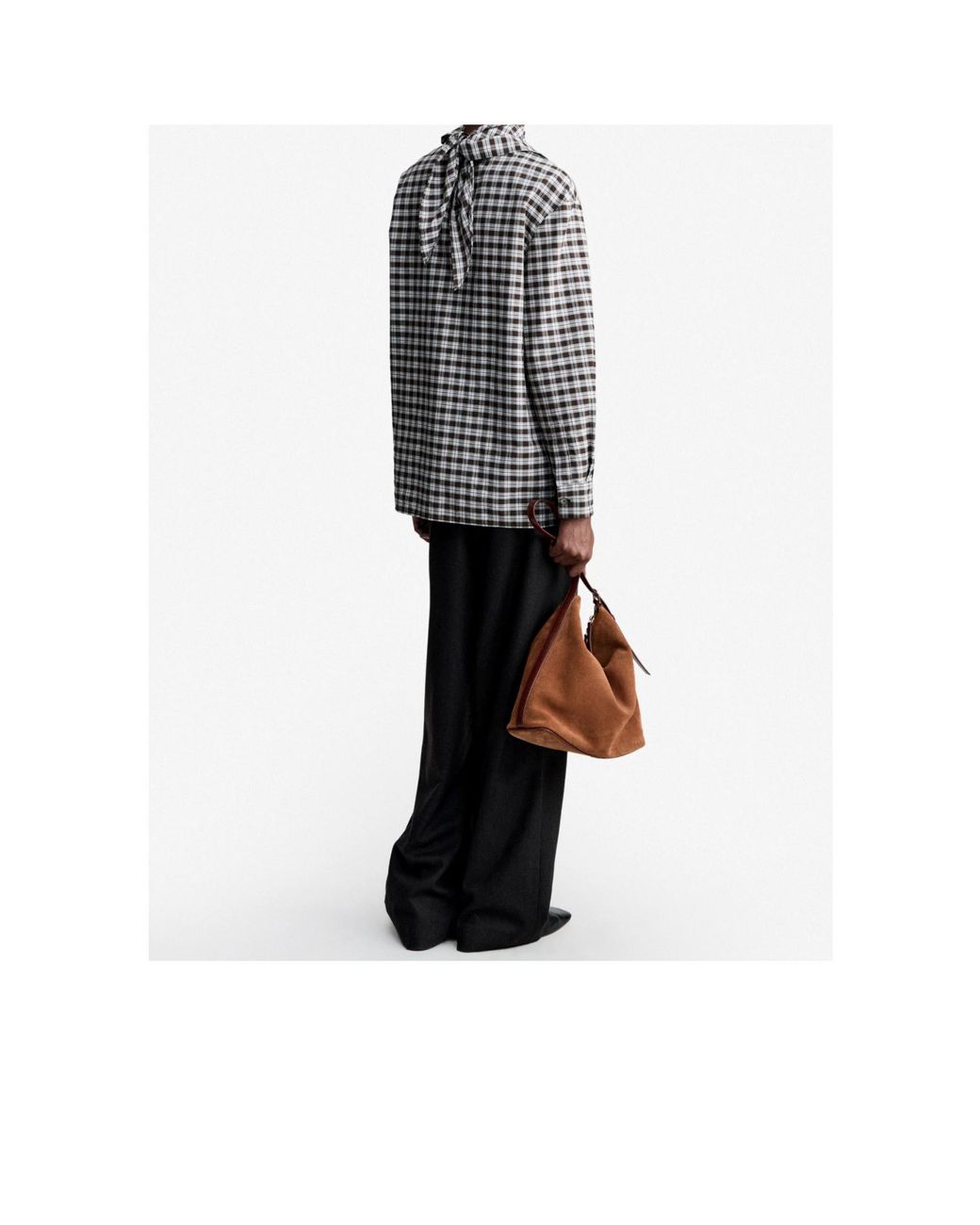 A.P.C. Brown Vera Zipped Shoulder Bag