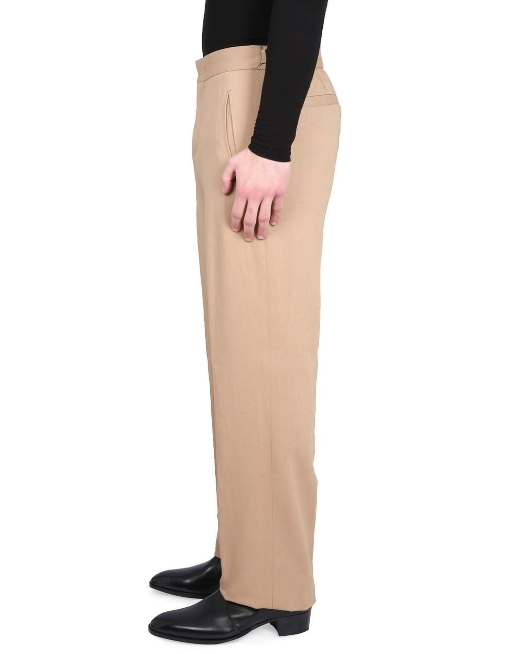 Pt Pantaloni Natural Pt Torino Classic Edge Trousers for men