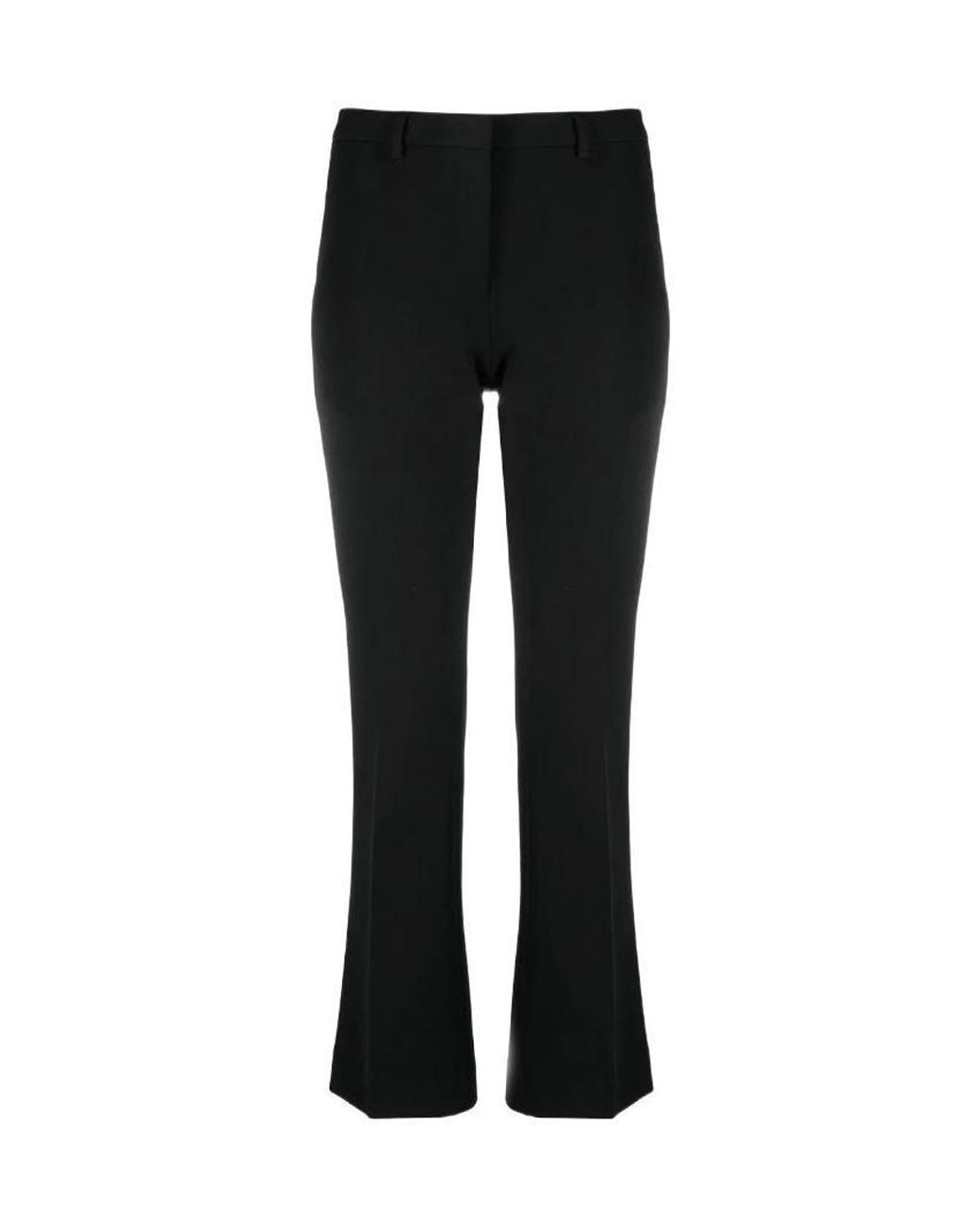 PT01 Blue Pt Torino Mid-Rise Flared Trousers